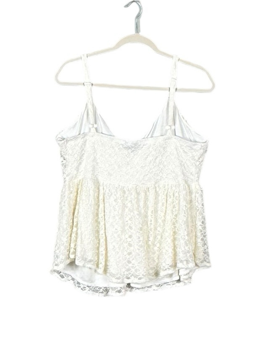 Torrid Lace Babydoll Top Cami Size 1X Coquette Fairy Festival Coachella Beachy - Picture 4 of 8